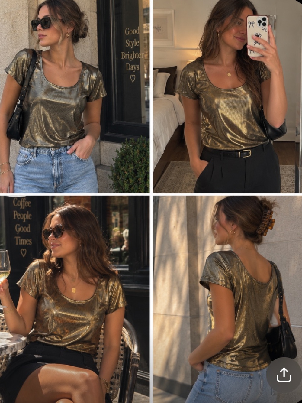 Vintage Gold Top (M)